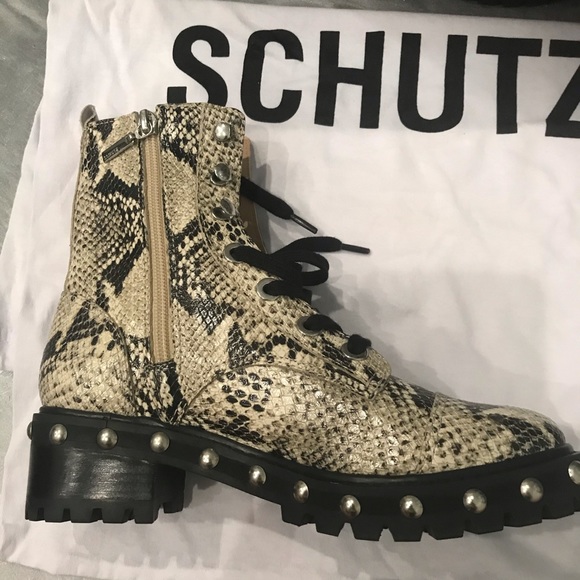 SCHUTZ Andrea snake print boots - Picture 3 of 3